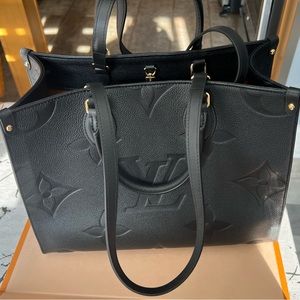 SOLD-Brand new OnTheGoTote Monogram GM black- Louis Vuitton